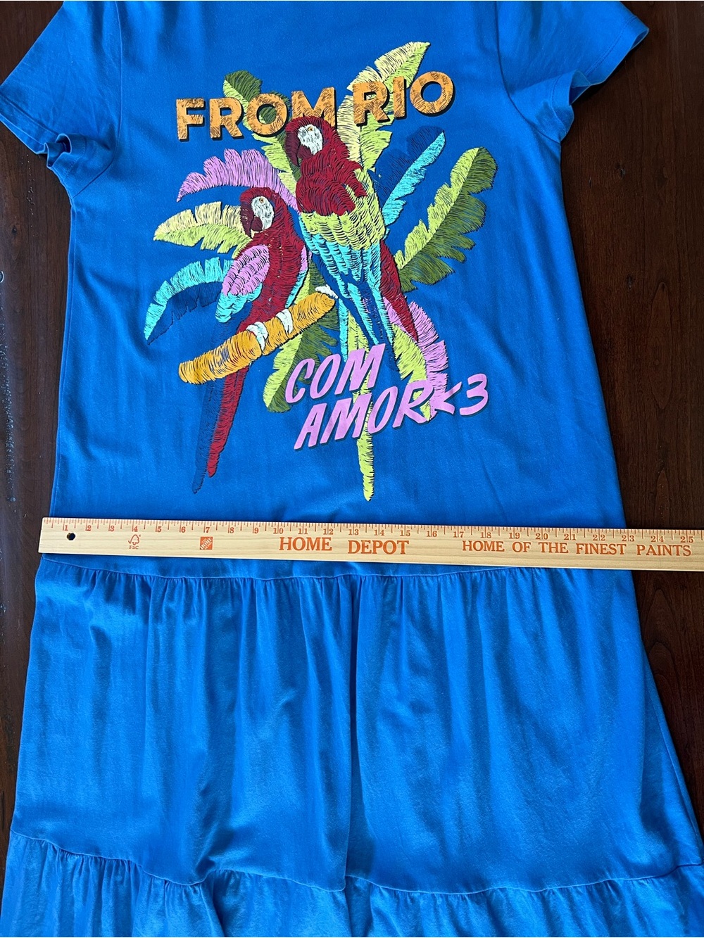 Farm Rio Maxi Dress with Tropical Parrot Print - Picture 6 of 10